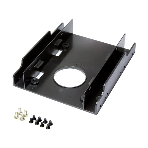 Frame per 1 o 2 HDD da 2,5 in uno slot da 3,5 - Consente di installare Hard Disk da 2,5 in uno slot da 3,5