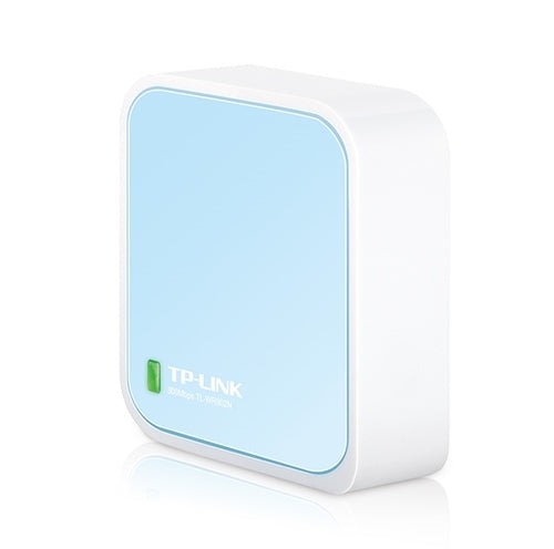Adattatore Smart TV / Decoder e Nano Router TpLink - TL-WR802N - Wireless N 300Mbps - 802.11b/g/n - Modalità operative: Router, Repeater, Client, AP e WISP - Portatile - Ideale per decoder e smart TV