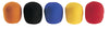 Set di 5 spugne antisoffio per microfoni dinamici - Colori assortiti