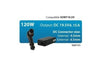 Alimentatore compatible per Notebook Sony - 120W - AC Adapter 19,5V 6,15A, - Tip 6.0-4.0-120W - Cavo alimentazione NON incluso