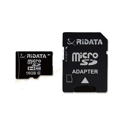 Memoria MicroSD 16 Gb - Transflash 16 Gb - Class 4 - con Adattatore