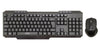 Kit Tastiera e Mouse KTX KM-1105W - Mouse 1600DPI - Wireless - Nero