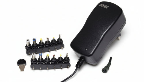 Alimentatore a tensione variabile per usi generali - Max 27 Watt - Uscita 3-12V - 6 attacchi