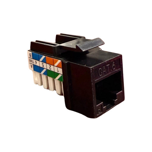 Frutto Keystone RJ45 UTP CAT6 - Nero