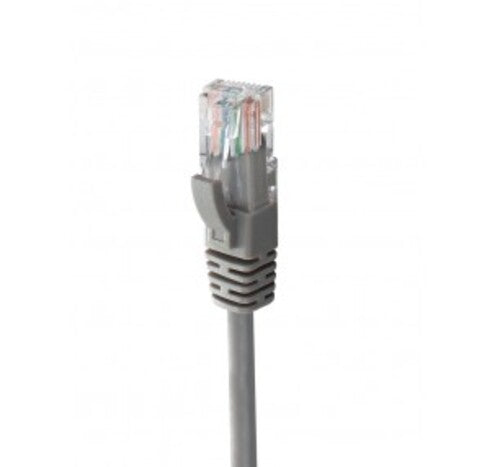 Cavo di rete dritto patch cord UTP - CAT. 6 CCA, Plug RJ45 - 0.5mt. - Grigio
