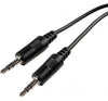 Cavo audio jack 3.5mm M/M 5.0m - Colore Nero