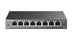 Switch TpLink SG108E - Desktop 8 porte gigabit RJ45 - Innovativo sistema a risparmio energetico fino all'80% - Plug&Play