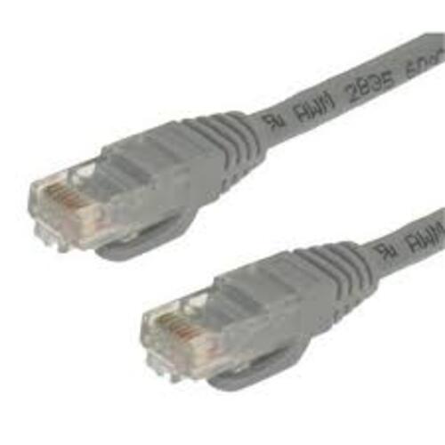 Cavo di rete dritto patch cord UTP - CAT. 5 CCA, Plug RJ45 - 1mt. - Grigio