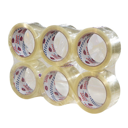 NASTRO ADESIVO SCOTCH TRASPARENTE 50MM X 66MM (6 PEZZI)