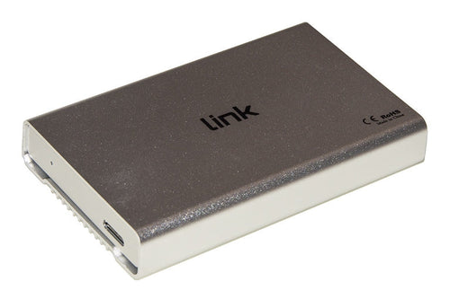 BOX ESTERNO PER HD 2,5 SATA USB 3.0 FINO A 12.5MM (LKLOD254) SILVER