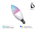 LAMPADA LED SMART EE-45WE14 RGB + BIANCO CALDO E14 C37 DIMMERABILE WIFI - ALEXA E GOOGLE HOME