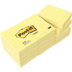Post-it Adesivi 38x50 - Colore Giallo - Conf. 36Pz