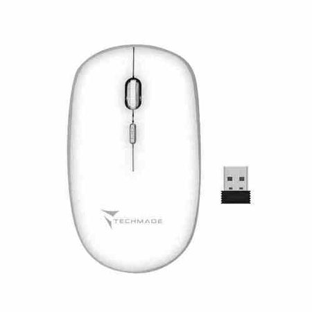 Mouse Optical Wireless - Ottico ad alta precisione 800/1200/1600 Dpi - Bianco