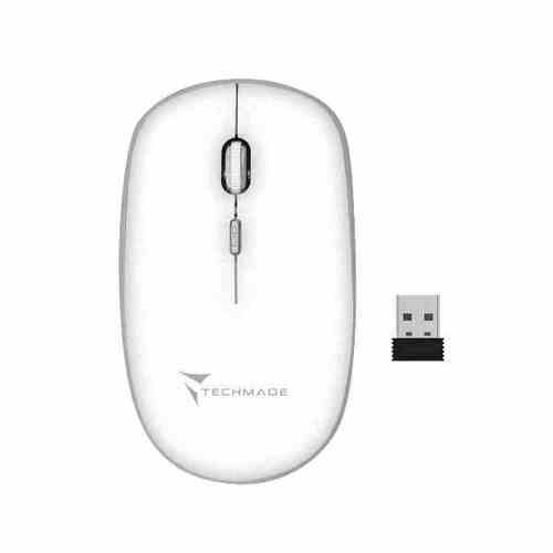 Mouse Optical Wireless - Ottico ad alta precisione 800/1200/1600 Dpi - Bianco