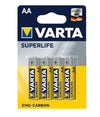 BATTERIE STILO SUPERLIFE AA CONF.4 PZ