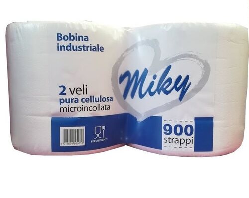 Rotolone da cucina 2 veli - 900 strappi - pura cellulosa microincollata