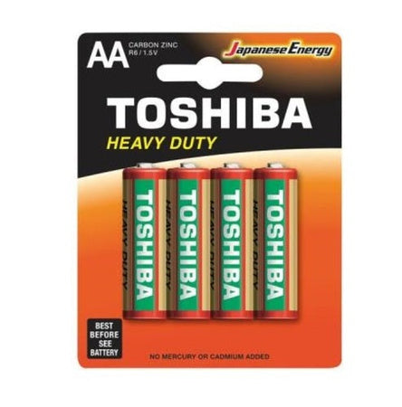Confezione 4 batterie STILO Toshiba - Tipo "AA" - 1.5v (Confezione 4 pezzi)