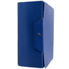 Scatola Portaprogetti con bottone Dorso 15 - 25x35 cm - (Blu Conf. 1 pezzo)