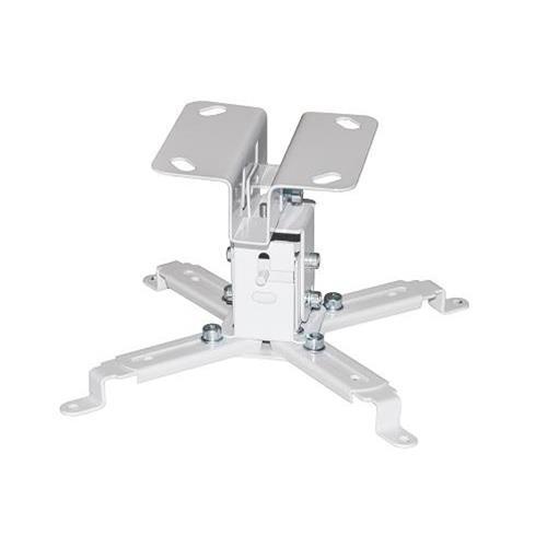 Braccio di supporto universale da soffitto - in acciaio - si adatta alla maggior parte dei proiettori - Max 15 Kg
