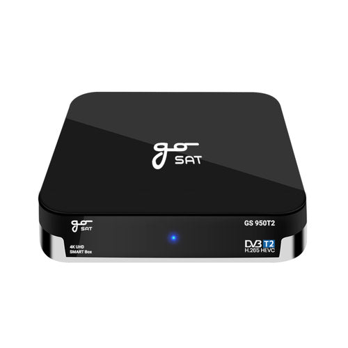 Digitale Terrestre SMART box GoSAT GS950T2 Combo - DVB-T2 - Android OS 9.1 - MPEG-1/2/4, AVC, H.264, H.265 HEVC - Wifi Integrato - Bluetooth 4.0