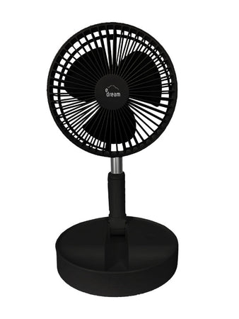 VENTILATORE PORTATILE E-DREAM NERO (FAN 01)
