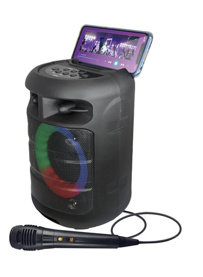 CASSA DIFFUSORE AMPLIFICATO VORTEX 4 150W PMPO RICARICABILE - CON RADIOMICROFONO