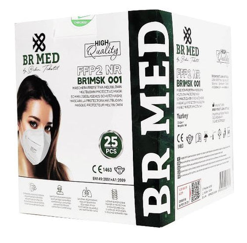 MASCHERINA PROTETTIVA FFP2 5 STRATI TAGLIA S - 25 PEZZI (APSMABMD0001)