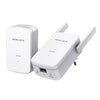 Starter Kit Powerline Mercusys MP510Kit AC Wi-Fi - Powerline adattatore di linea elettrica Homeplug fino a 1000Mbps + estensore di linea elettrica WIfi da 300 Mbps