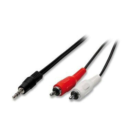 Adattatore JACK 3,5 mm + 2 spine RCA