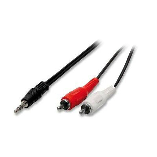 Adattatore JACK 3,5 mm + 2 spine RCA