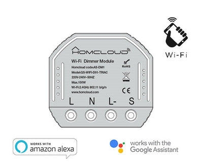 MODULO DIMMER INTELLIGENTE WI-FI DA INCASSO (AS-DM1)