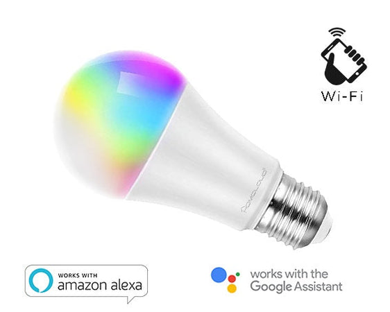 LAMPADA LED SMART EE-11WE27 RGB + BIANCO E27 CCT DIMMERABILE WIFI - ALEXA E GOOGLE HOME