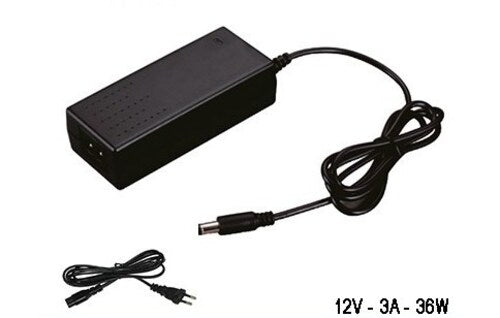 Alimentatore Switching tensione costante 12Vdc 3A (36W) - cavo 1 Metro