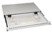 CASSETTO FIBRA OTTICA 24 PORTE PER ADATTATORI LC DUPLEX E SC SIMPLEX 1 UNITA' PER INSTALLAZIONE 19 GRIGIO CON BINARI TELESCOPICI (LKFO24GR)