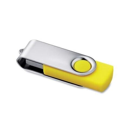 Memoria Pendrive 16 Gb - USB 2.0 - Colore Giallo - Ideale per serigrafie