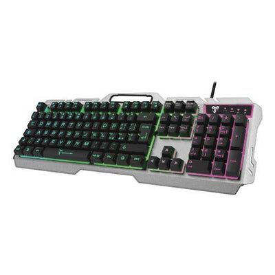 Tastiera Gaming Usb Metal Gaming - Metallica con led RGB - Colore Nero