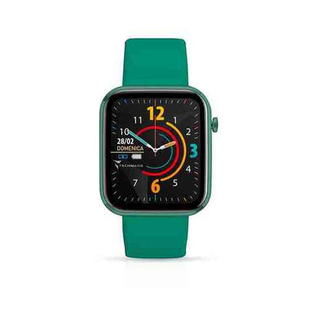 Orologio Smartwatch con Frame in Alluminio - Display 1.69" colori - Test cardio (frequenza cardiaca, saturazione e pressione) - Verde
