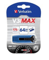 Memoria Pendrive Verbatim V3 Max - 64 Gb - USB 3.0 - Colore Blu