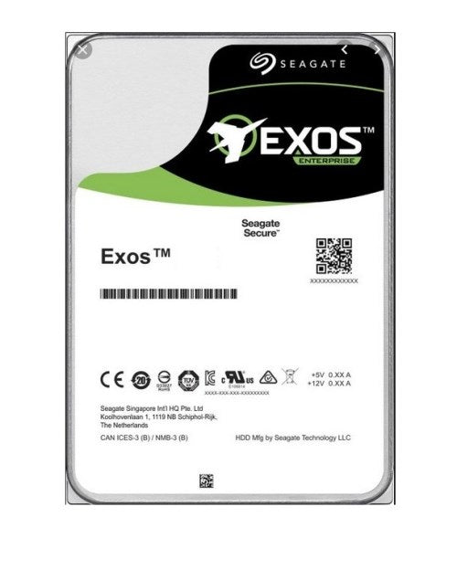 Hard disk Seagate Exos X20 - 20000Gb (20Tb) - SATA III - Ideale per Nas - 7200 Rpm - Buffer 256 MB Cache - 3.5 Interno