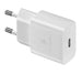 Caricabatterie Samsung EP-T1510XWEGEU - Usb Type-C - per dispositivi mobili - 15W - con cavo da USB Type-C a USB Type-C - Bianco