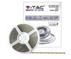STRISCIA LED VT-3528 120LED/M 12V STRIP 5MT 8W/M BIANCO FREDDO 6500K IP65 (212037)
