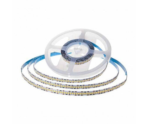 STRISCIA LED VT-2835 140LM/W 24V STRIP 5MT 12W/MT BIANCO FREDDO 6400K IP20 (212598)
