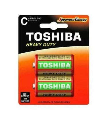 BATTERIE ZINCO MEZZA TORCIA R14 C 1.5V 2PZ