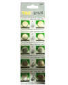 BATTERIE BOTTONE MINI 1.55V AG8 LR1120 391 G8 ALKALINE (10 PEZZI)