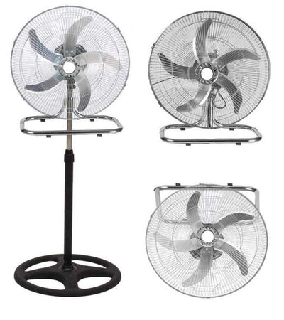 VENTILATORE 50X125 3 IN 1 - PIANTANA, A PARETE, TAVOLO - 3 VELOCITA' - 65W