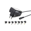 Alimentatre Adattatore universale AC-DC - 12 W - Selettore Manuale