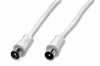 Cavo coassiale Nvs - schermato per antenna tv - Maschio/Maschio - 5 Metri