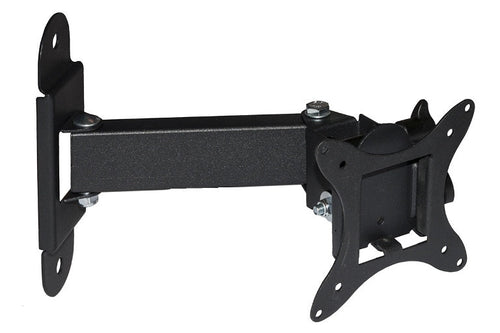 Supporto a parete Braccio a muro con 2 snodi per Led, Lcd, Plasma da 14 a 27 - Fino a 15Kg - Vesa 100x100