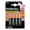 Confezione 4 batterie Ricaricabili STILO DURACELL - Tipo Stilo AA - 2500 mah