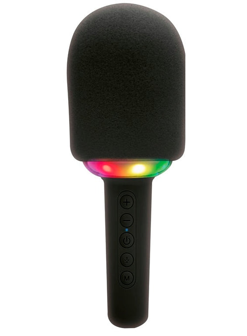 MICROFONO KARAOKE CON EFFETTI LUCE SNG N - NERO